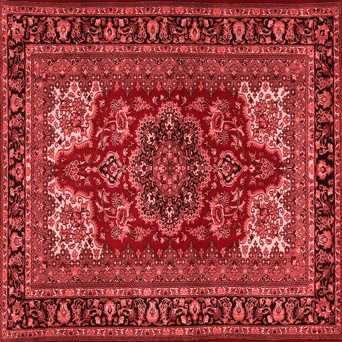 Medallion Red Traditional Rug, tr1696red