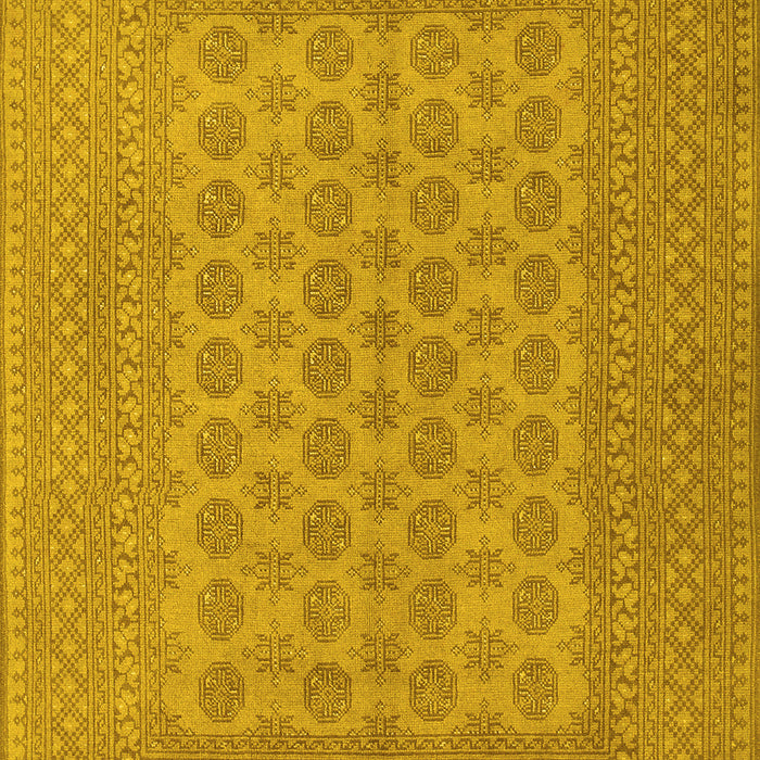 Machine Washable Persian Yellow Traditional Rug, wshtr1697yw