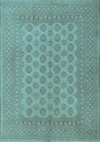 Persian Light Blue Traditional Rug, tr1697lblu