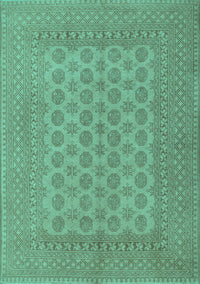 Persian Turquoise Traditional Rug, tr1697turq
