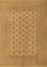 Machine Washable Persian Brown Traditional Rug, wshtr1697brn