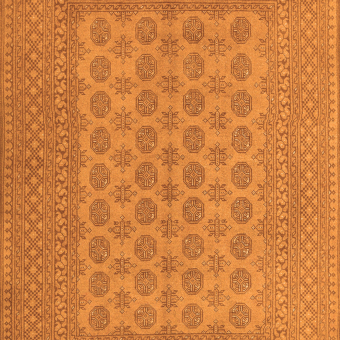Serging Thickness of Machine Washable Persian Orange Traditional Area Rugs, wshtr1697org