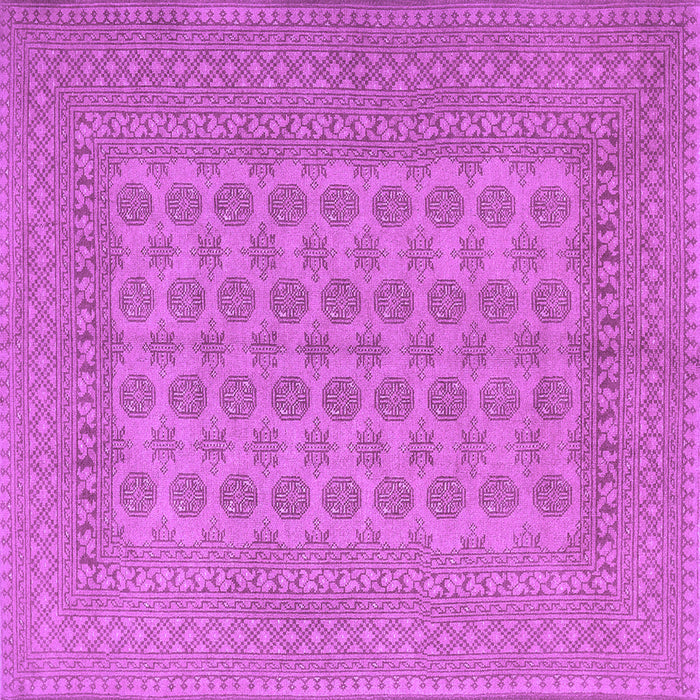 Square Machine Washable Persian Purple Traditional Area Rugs, wshtr1697pur