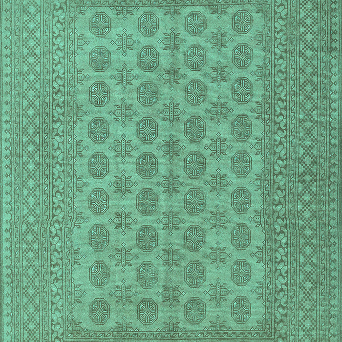 Machine Washable Persian Turquoise Traditional Area Rugs, wshtr1697turq
