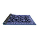 Sideview of Persian Blue Traditional Rug, tr1698blu