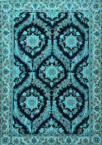 Persian Light Blue Traditional Rug, tr1698lblu