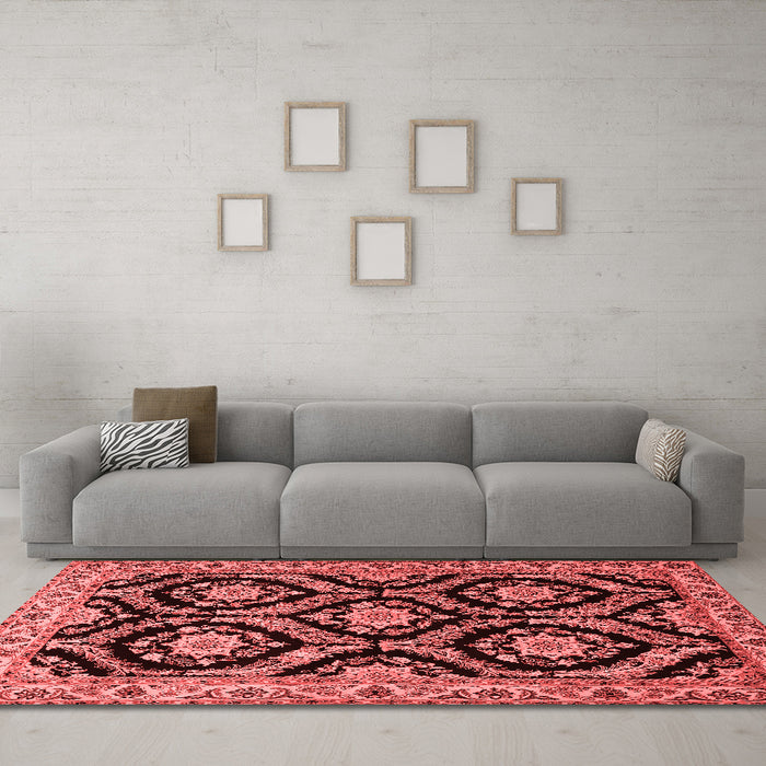 Traditional Red Washable Rugs