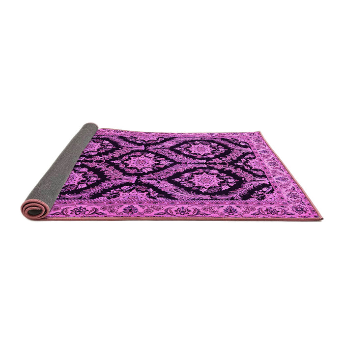 Sideview of Persian Pink Traditional Rug, tr1698pnk