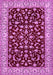 Machine Washable Persian Pink Traditional Rug, wshtr1699pnk