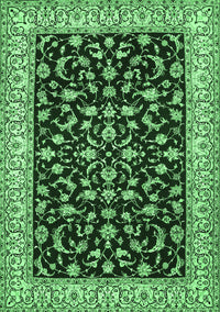 Persian Emerald Green Traditional Rug, tr1699emgrn