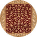 Machine Washable Persian Orange Traditional Area Rugs, wshtr1699org