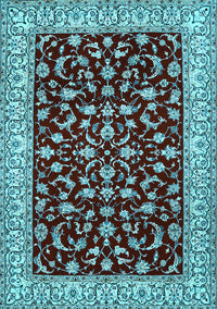 Persian Light Blue Traditional Rug, tr1699lblu