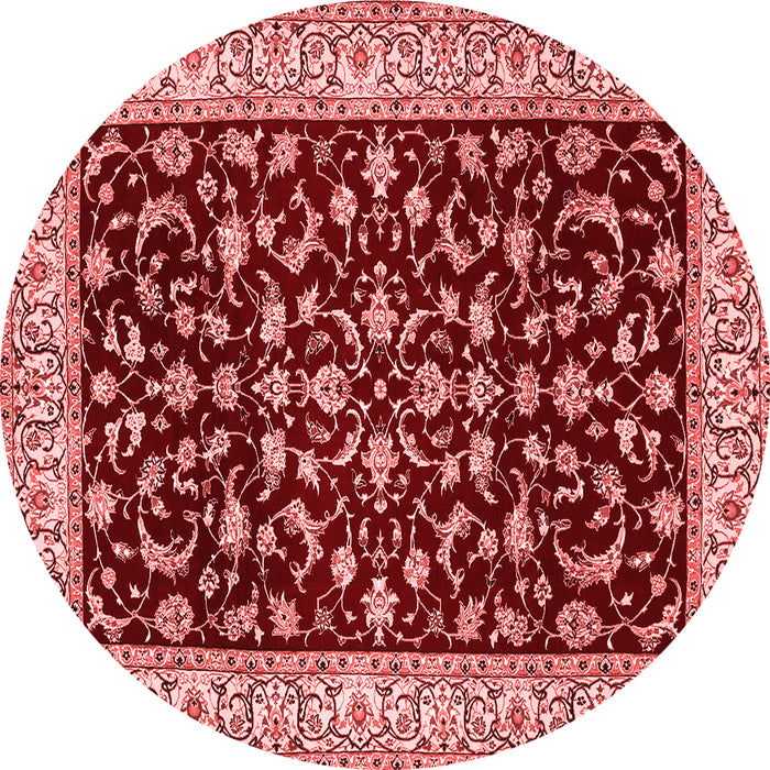 Machine Washable Persian Red Traditional Rug, wshtr1699red