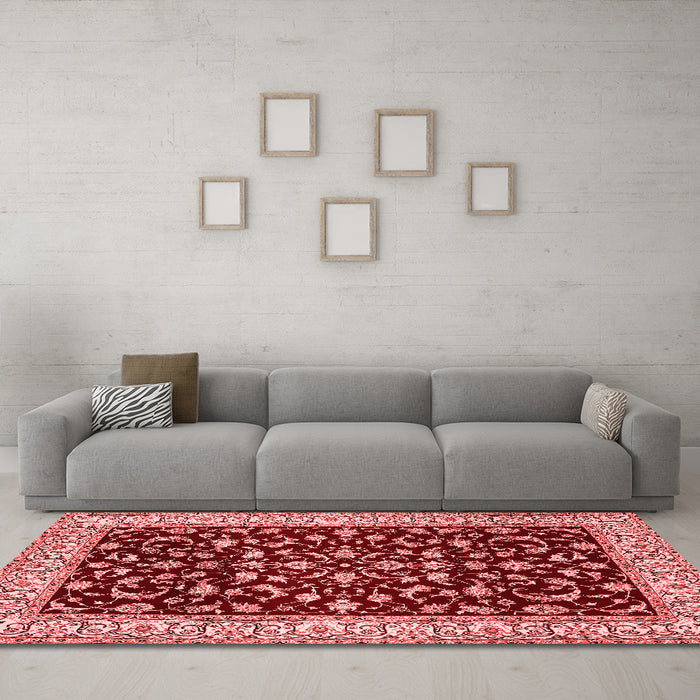 Traditional Red Washable Rugs