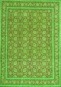 Persian Green Traditional Rug, tr169grn