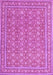 Machine Washable Persian Purple Traditional Area Rugs, wshtr169pur