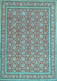 Persian Light Blue Traditional Rug, tr169lblu