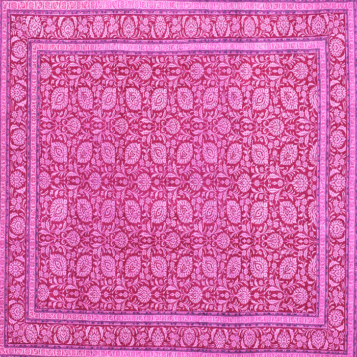 Square Persian Pink Traditional Rug, tr169pnk