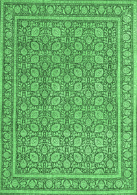 Persian Emerald Green Traditional Rug, tr169emgrn