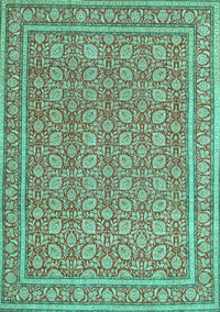 Persian Turquoise Traditional Rug, tr169turq