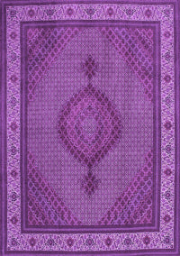 Medallion Purple Traditional Rug, tr16pur