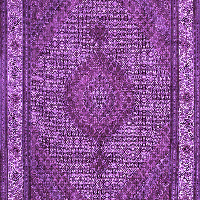 Machine Washable Medallion Purple Traditional Area Rugs, wshtr16pur
