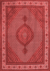 Medallion Red Traditional Rug, tr16red