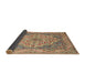 Sideview of Traditional Sienna Brown Medallion Rug, tr1700