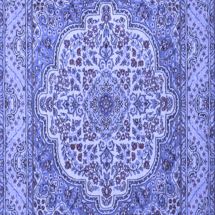 Medallion Blue Traditional Rug, tr1700blu
