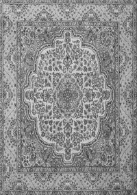 Medallion Gray Traditional Rug, tr1700gry