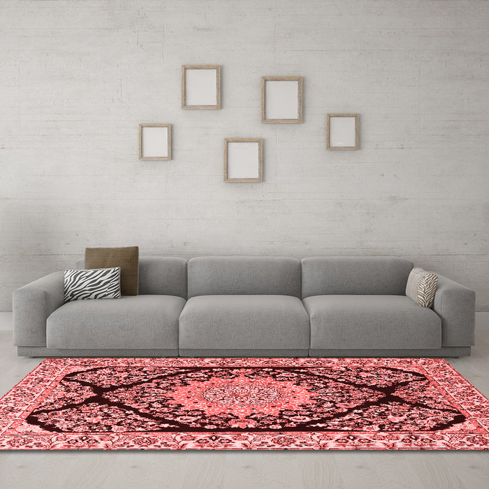 Traditional Red Washable Rugs