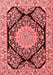 Medallion Red Traditional Area Rugs