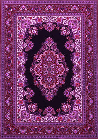 Medallion Pink Traditional Rug, tr1703pnk