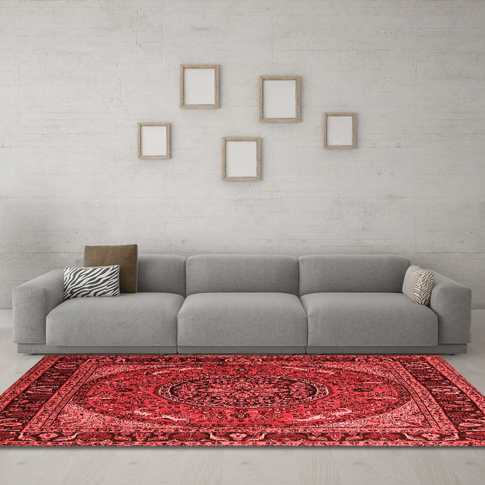 Traditional Red Washable Rugs