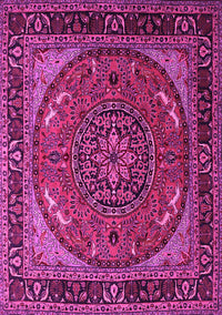 Medallion Pink Traditional Rug, tr1705pnk