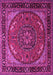 Medallion Pink Traditional Rug, tr1705pnk