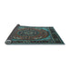 Sideview of Medallion Light Blue Traditional Rug, tr1705lblu