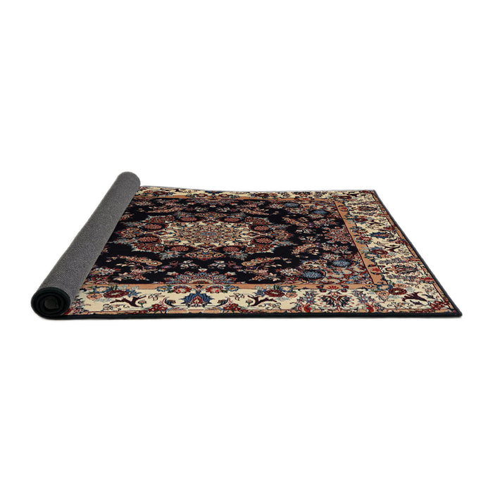 Sideview of Traditional Red Medallion Rug, tr1706