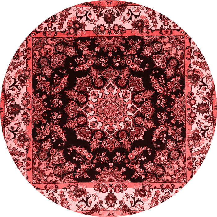 Medallion Red Traditional Rug, tr1706red