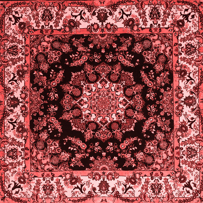 Medallion Red Traditional Rug, tr1706red