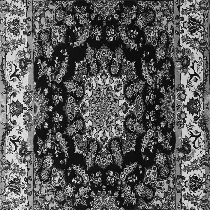 Medallion Gray Traditional Rug, tr1706gry