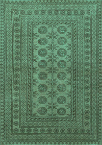 Southwestern Turquoise Country Rug, tr1708turq