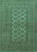 Southwestern Turquoise Country Rug, tr1708turq