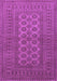 Machine Washable Southwestern Purple Country Area Rugs, wshtr1708pur