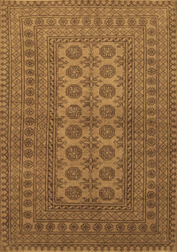 Southwestern Brown Country Rug, tr1708brn