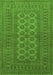 Southwestern Green Country Rug, tr1708grn