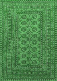 Southwestern Emerald Green Country Rug, tr1708emgrn