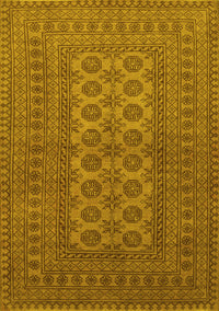 Southwestern Yellow Country Rug, tr1708yw