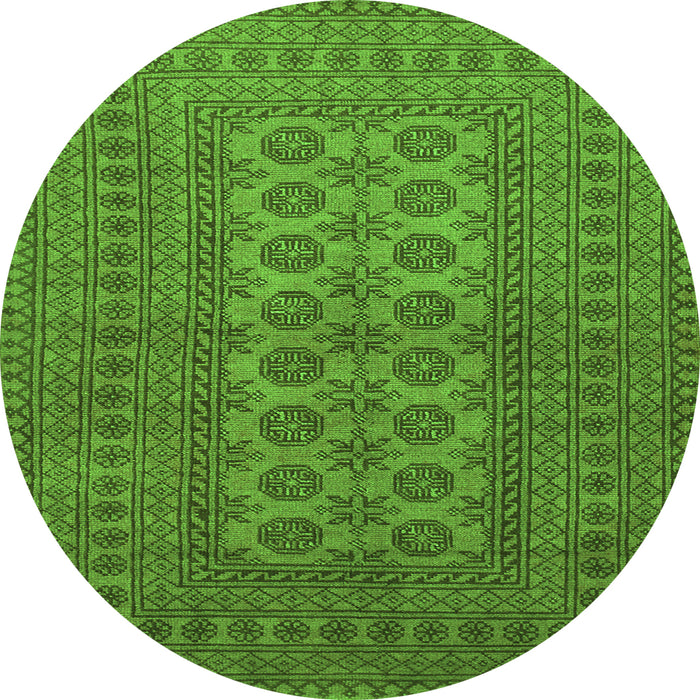 Machine Washable Southwestern Green Country Area Rugs, wshtr1708grn