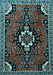 Machine Washable Persian Light Blue Traditional Rug, wshtr1709lblu